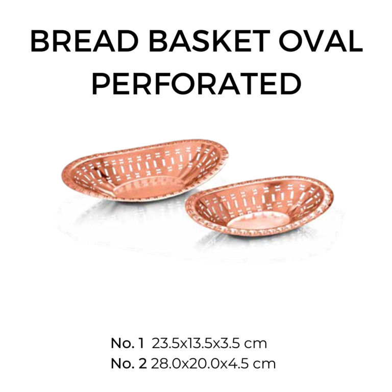 BREAD BASKET OVAL PERFORATED