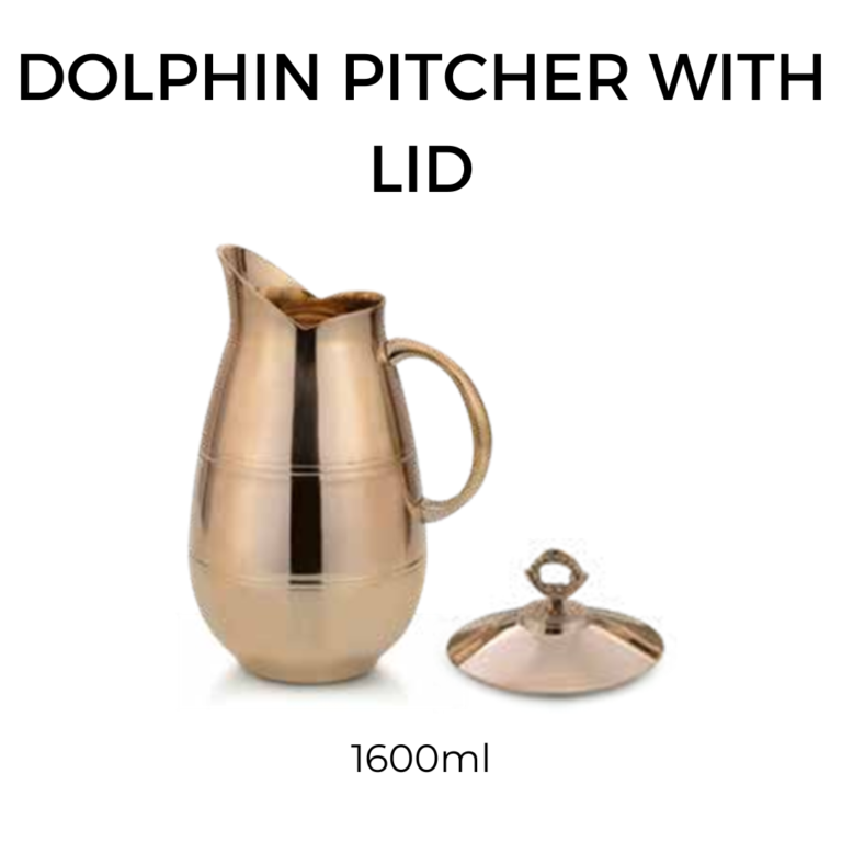 Bronze DOLPHIN PITCHER WITH LID