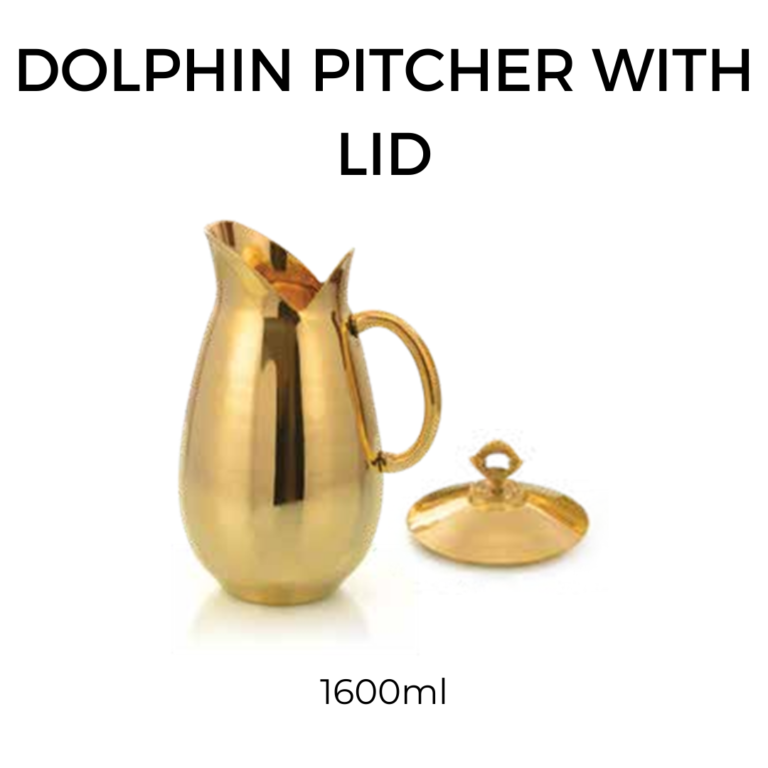DOLPHIN PITCHER WITH LID