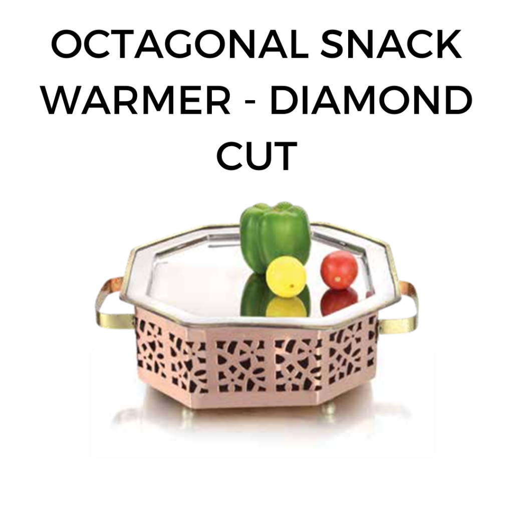 OCTAGONAL SNACK WARMER - DIAMOND CUT